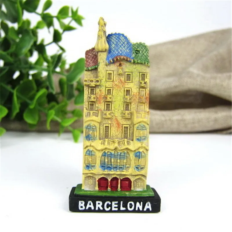 Испания Барселона путешествия знаменитое здание Casa Batllo магниты на холодильник Gaudi туристические сувениры магнитные наклейки домашний декор