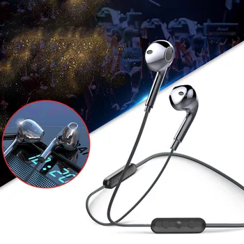 

FDBRO 2019 Metal Bluetooth Neckband Headset Sport Waterproof Wireless Headphones Subwoofer Stereo With Mcro For Samsung Xiaomi