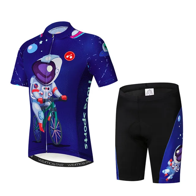 Sports Cycling Jersey kids Bike jersey Shorts set pro Children MTB