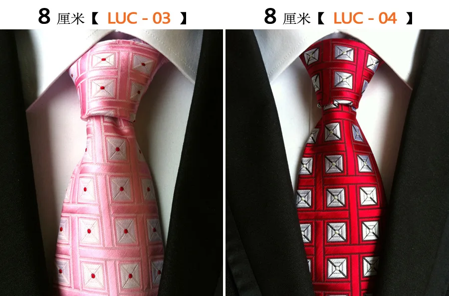 Фабрика Новинка 8 см Классический 100% шелковые мужские галстуки Цветочный горошек алмазные аксессуары ЖАККАРДОВЫЕ тканые для мужчин's