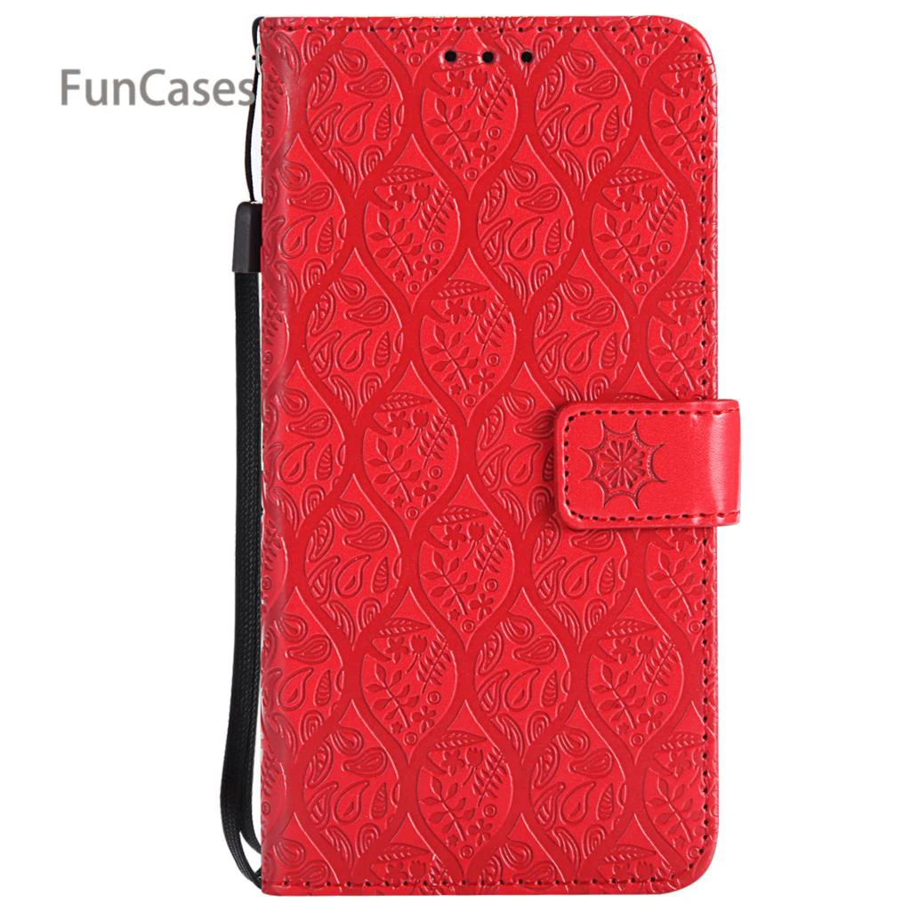 Pure Color Vine Flip Case sFor Hoesje Redmi 5 PU Leather Back Cover Cellphone Transparent Mobile Phone Case sFor Xiaomi Redmi 5