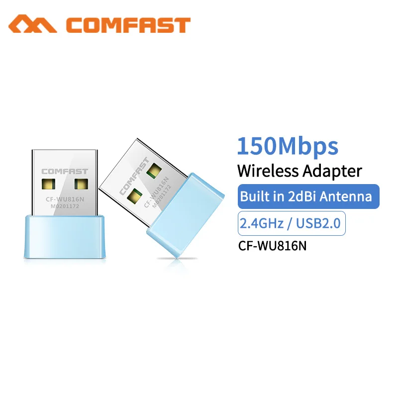

CF-WU816N Wireless USB WiFi Adapter 150Mbps wi fi Antenna PC Network Card 2.4Ghz usb Lan Ethernet Receiver 802.11b/g Wi-fi Card
