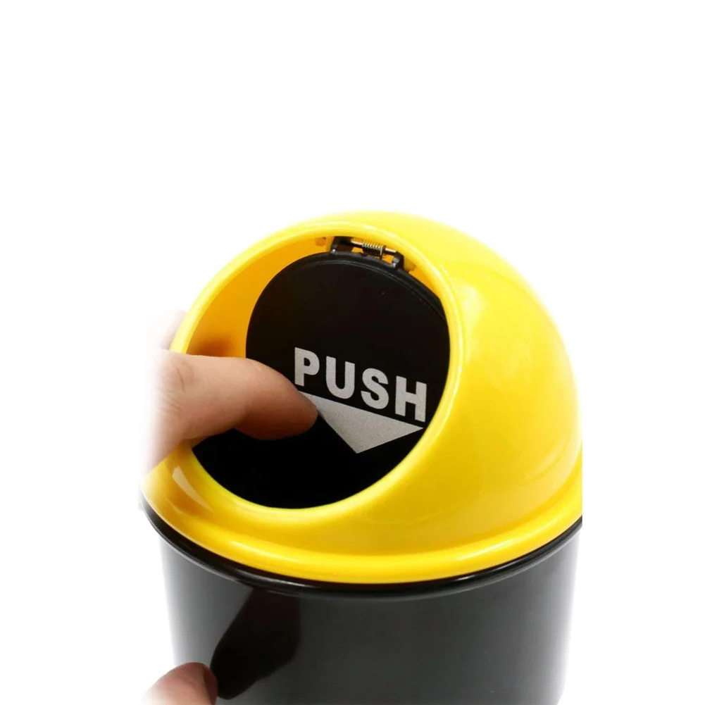 

Mini Car Garbage Can Auto Trash Can Garbage Dust Case Holder Bin TD326