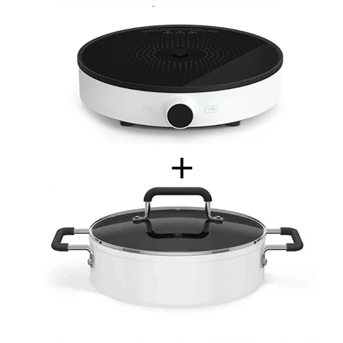 Xiao mi jia умная индукционная плита 2100 Вт Бытовая mi ni Hotpot суповый горшок электромагнитная печь для приготовления пищи поддержка mi Home APP - Цвет: Include Pot
