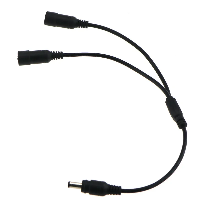 3pcs/set Male to Female Power Connecting Cable Y Cable USB Cable Extension cord cable Connect bicycle light and battery pack
