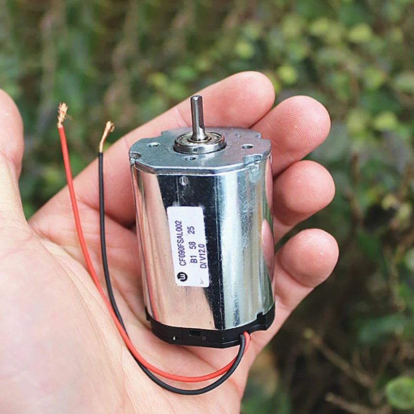 

DC 12V 30 MA 3300 RPM Strong Magnetic Mini Motor High Speed Ball Bearing Electric Machinery With Brush