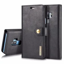 

New Fashion For Samsung Galaxy S7 edge case Coque Galaxy s8 s9 plus Card slot Cover Flip Leather Retro Wallet Note 8 9 Phone bag