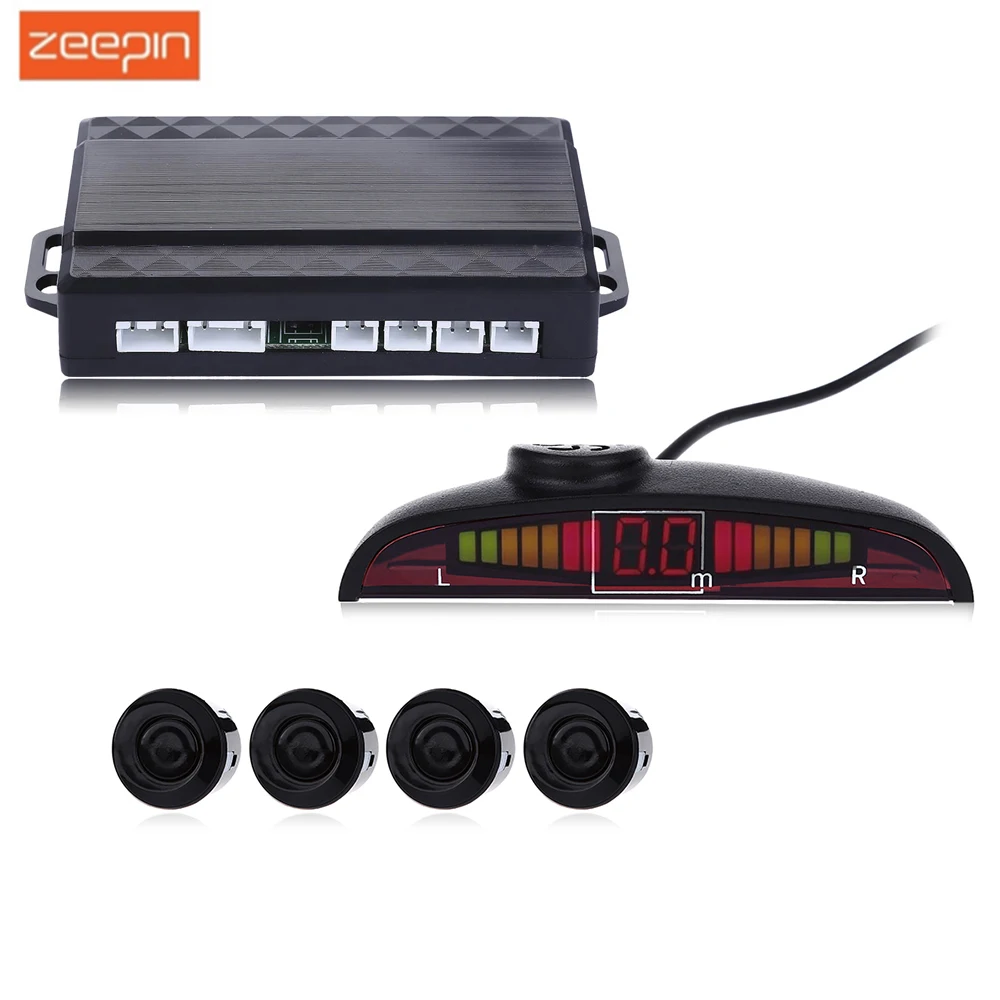 New Car LED Parking Sensors Buzzing Speech Sound Warning Car Parking