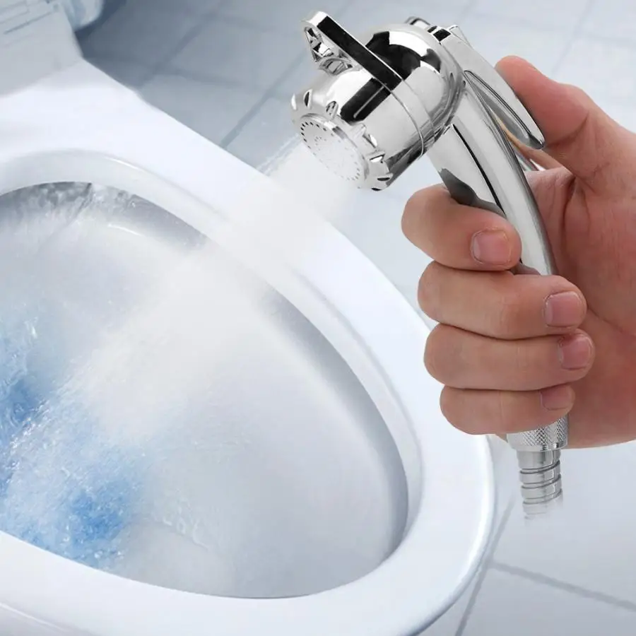 

Stainless Steel Handheld Bidet Toilet Sprayer Cloth Diaper Sprayer faucet for Personal Hygiene G1/2" bidet faucet kit