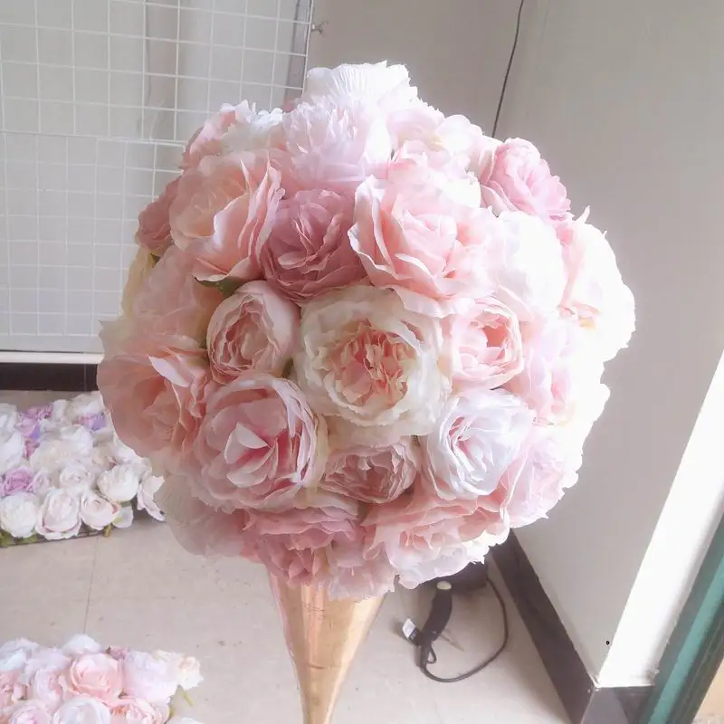 SPR 5pcs/lot 40cm wedding table centerpiece decoration flowers Road lead flower balls and table runner arch flowers