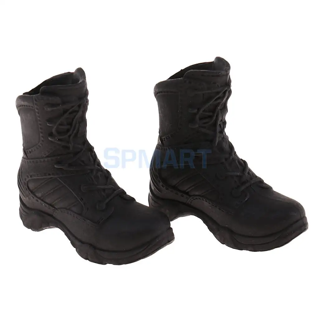 1/6 Scale Policewoman Military Shoes Model Combat Boots Tactical Boots for 12" Female Soldier Body Action Figure Accessories