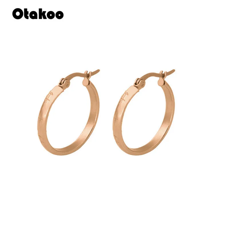 Otakoo брендовые уникальные модные панк рок серебряные/Золотые маленькие круглые