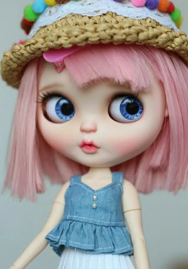 Sale customization doll DIY Nude joint body blyth doll For Girls not include clothes The eye chips are random, the hair can choose 3 Sale customization doll DIY Nude joint body blyth doll For Girls not include clothes The eye chips are random, the hair can choose 3