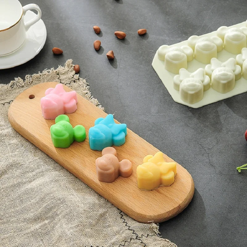 Силиконовая форма в виде МЫШИ Микки, 3D форма для печенья, шоколада, сделай сам, форма для украшения торта, инструмент для выпечки