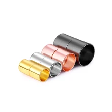 10 шт./лот золотые магнитные застежки разъем подходит для 3 4 5 6 7 8 10 12 14 15 мм кожаный шнур браслет Разъемы для DIY ювелирных изделий