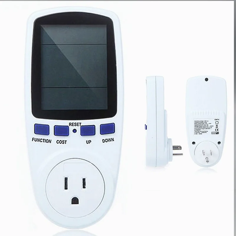 

EU/US/UK/AU Current Voltage Analyzer Digital LCD Energy Meter Wattmeter KWh Power Electricity Socket Switch Monitor