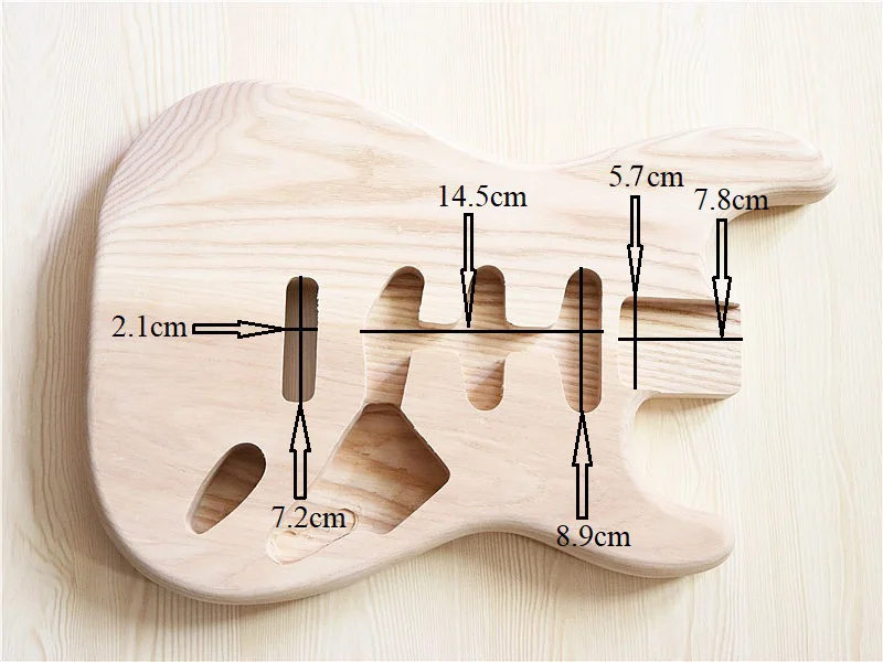 Хорошее качество ashwood ST электрогитара тела