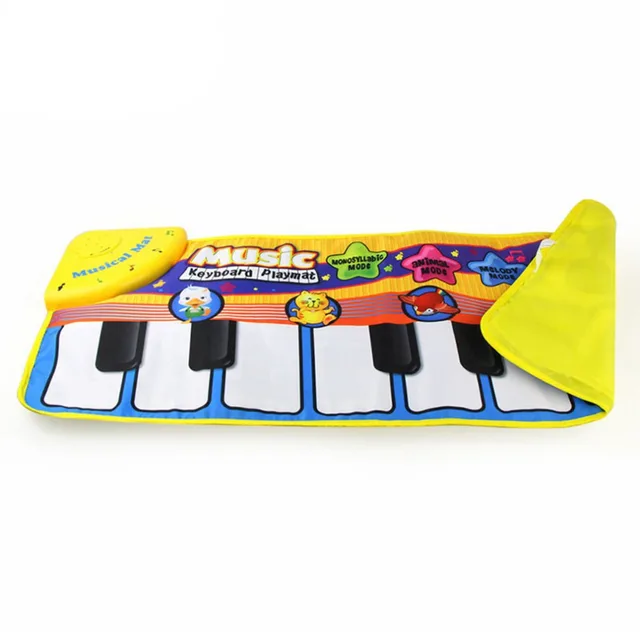 Multifunctional Kids Informative Educational Musical Toys Innovative Musical Kid Piano Play Mat with Lovely Animal Pattern