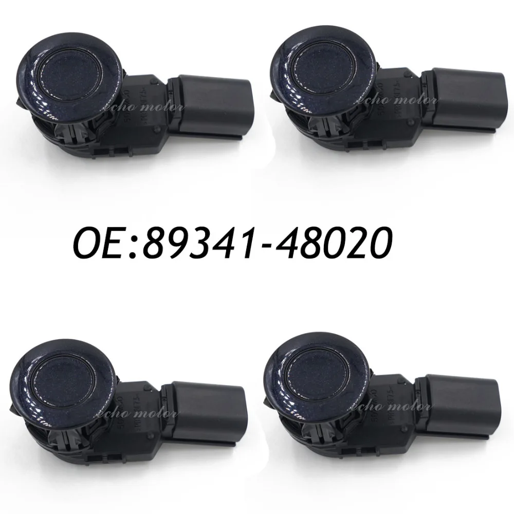 

New SET (4) Dark Blue 89341-48020 42661 PDC Parking Sensor Reverse Assist for Toyota