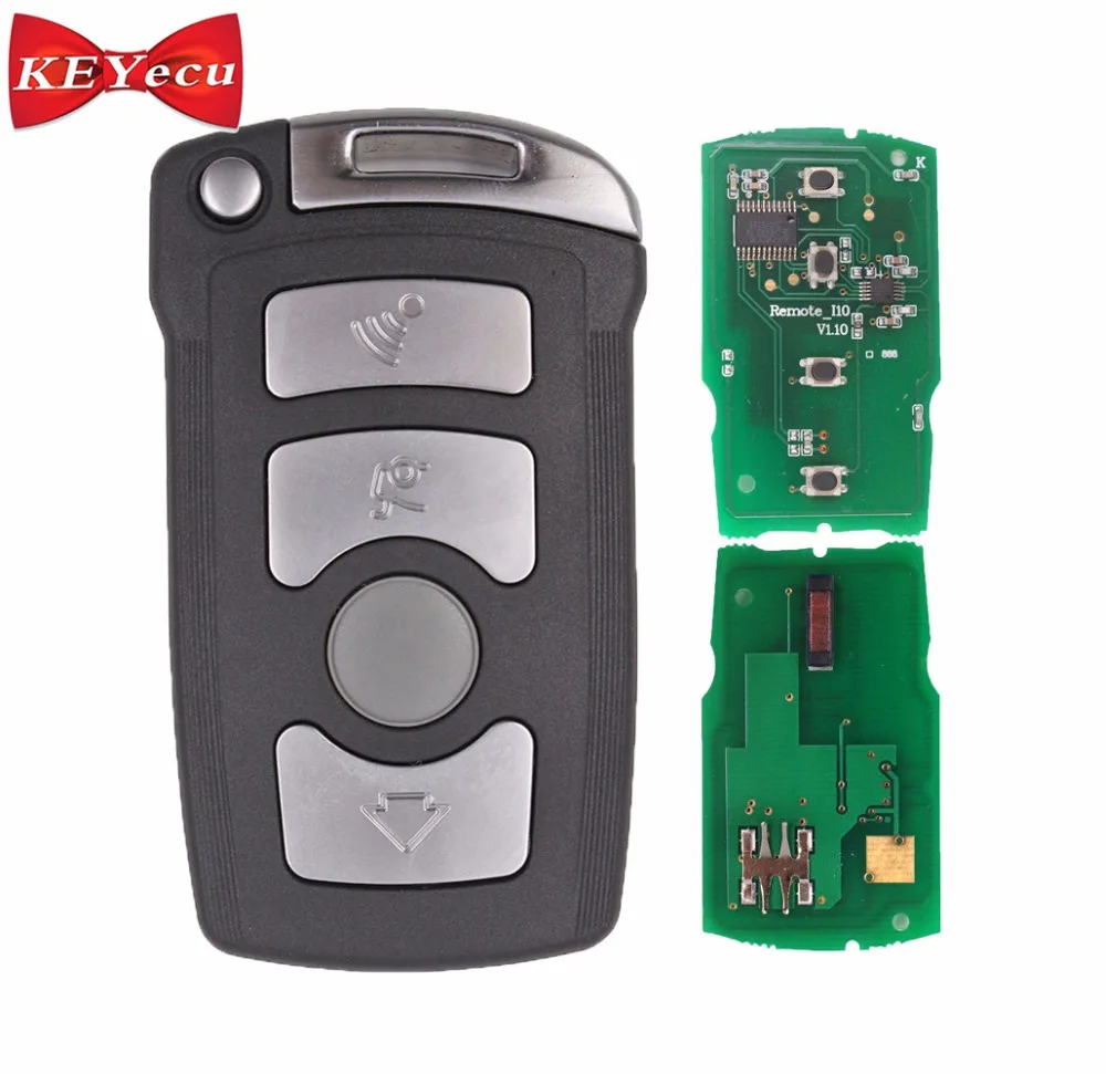 

KEYECU Smart Remote Key Fob 4 Button 315MHz Keyless Entry for BMW CAS1 7 Series E65 E66