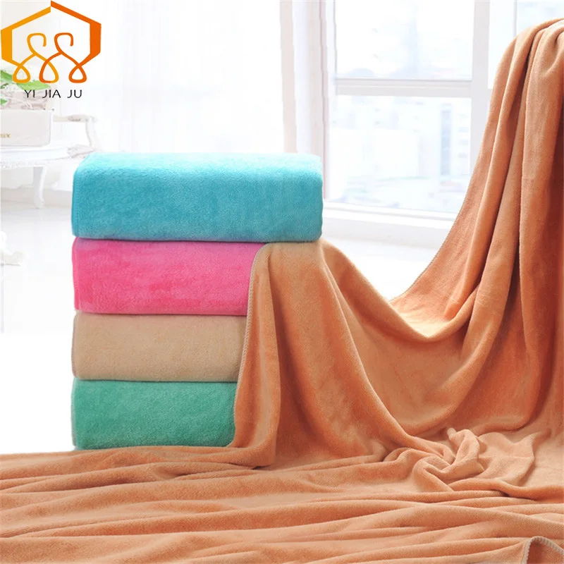 Billig 19 farben 180x80 cm Mikrofaser Strand Handtuch Super Absorbent Bad Handtuch Sport Handtücher Gym Schnell Trocknende Tuch Schönheit salon Bett Große