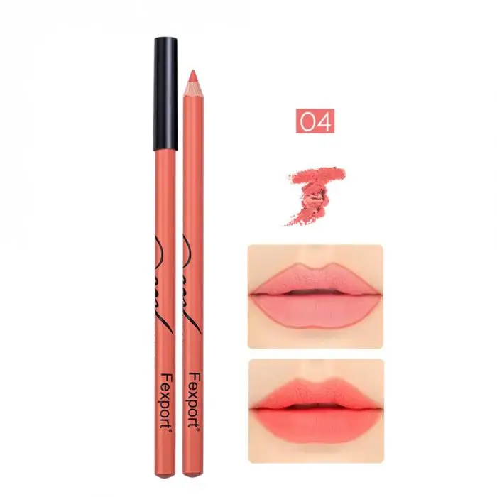 6/12 Pcs/Set Sexy Matte Lip Stick Lipliner Lip Liner Pencil Matt Nude Lipsliner Pen Set Beauty Makeup Tool Cosmetic