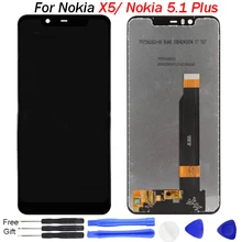Original For Nokia X5 LCD Display Touch Screen Digitizer Assembly For Nokia 5.1 Plus Screen Display New 5.86 Original For Nokia X5 LCD Display Touch Screen Digitizer Assembly For Nokia 5.1 Plus Screen Display New 5.86