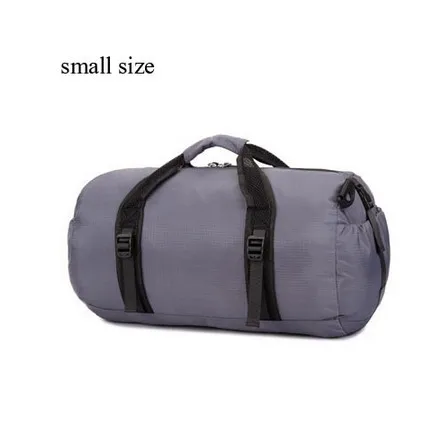 Новая Женская дорожная сумка, водонепроницаемая сумка через плечо, мужская повседневная Складная портативная сумка для путешествий, сумки LZ027 - Цвет: grey small size