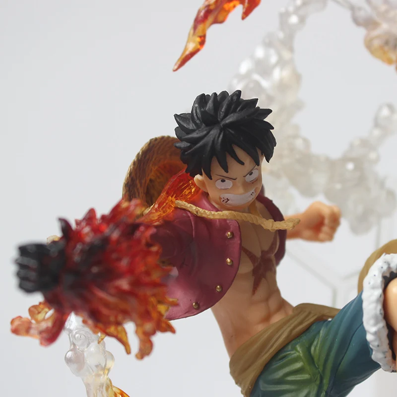 

7" Anime One Piece Monkey D Luffy Battle Ver. Zero PVC Action Figure Collection Model Toy Gift For boy