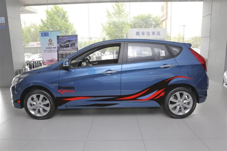 ZSZR универсальная спортивная Стиль Красочные декоративное для кузова автомобиля
