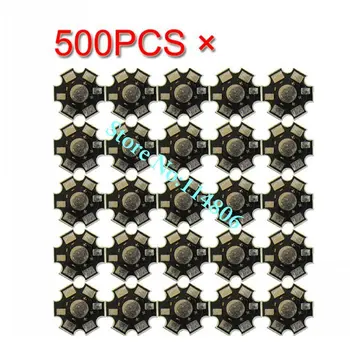 

500pcs Star 20mm High Power 1W 3W 5W LED Heatsink Aluminum Base Plate