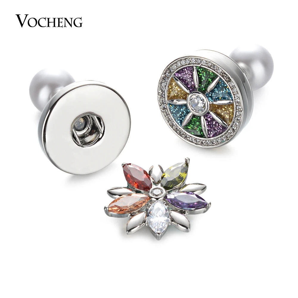 

Ginger Snap Earring fit 18mm Snap Charms Earring for Women Interchangeable Jewelry NN-643