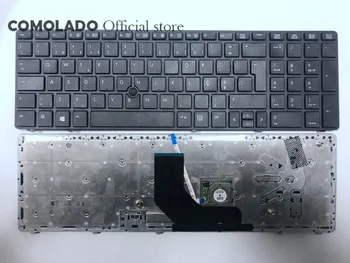 

PO Portuguese Laptop Keyboard for HP EliteBook 8560p 8570P 8560B 6560b 6565b 6560P PO With the mouse point po Layout