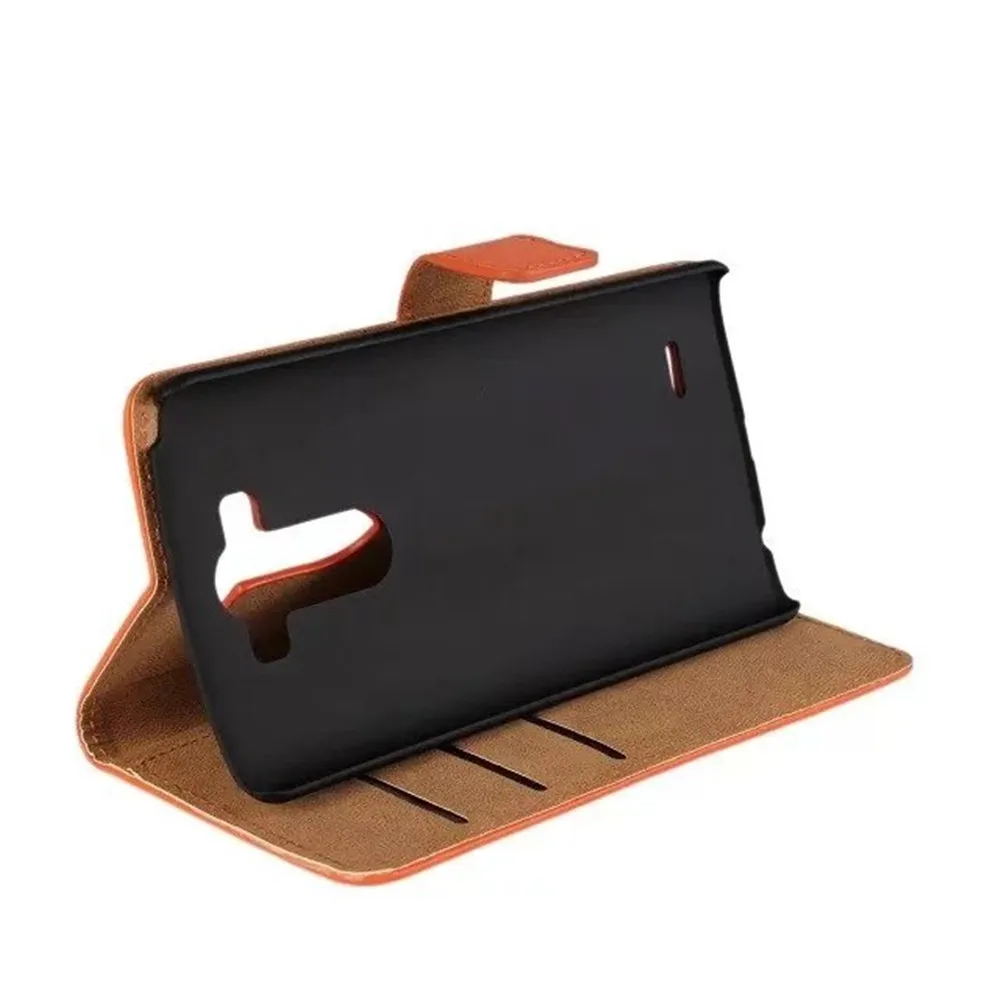 Luxury Genuine Leather Phone Case For LG G3 Wallet Style With Card Slot Holder Flip Stand Cover Cases Cellphone Accessories Luxury Genuine Leather Phone Case For LG G3 Wallet Style With Card Slot Holder Flip Stand Cover Cases Cellphone Accessories
