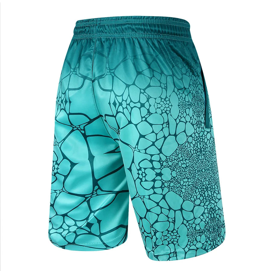 High Quality 2017 Men Casual Shorts Polyester Digital Print Man Bermuda Shorts With Zipper Pocket Knee Length Trousers Male