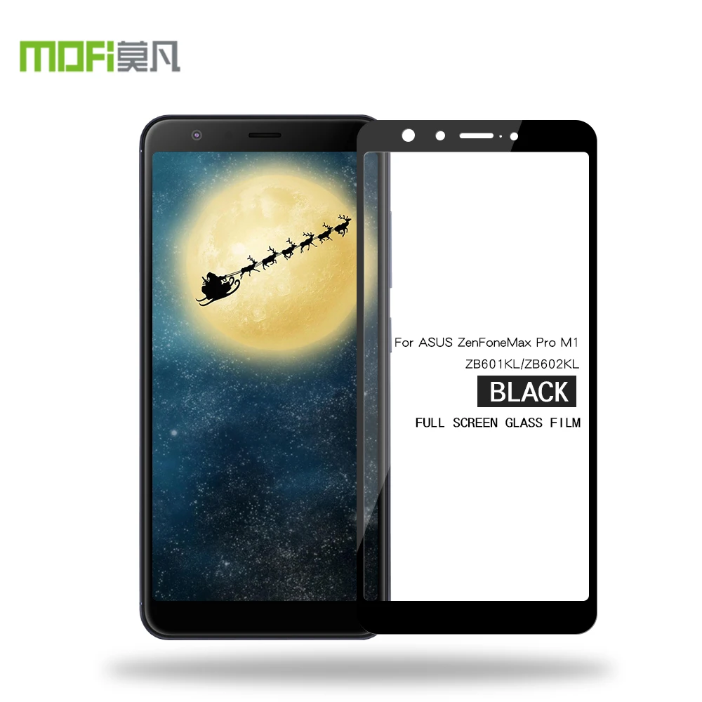 

MOFi For ASUS Zenfone Max Pro M1 ZB601KL Glass Tempered Full Cover Tempered Glass For ASUS Max Pro M1 ZB602KL Screen Protector