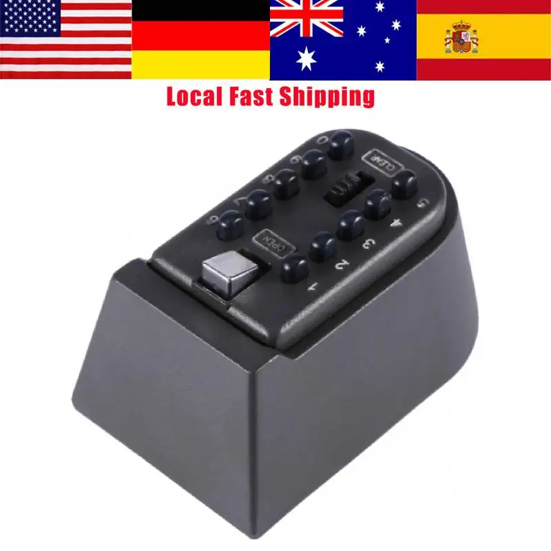 

10 Digit BHL002 Combination Hide Key Lock Box Storage Wall Mount Security Outdoor Case