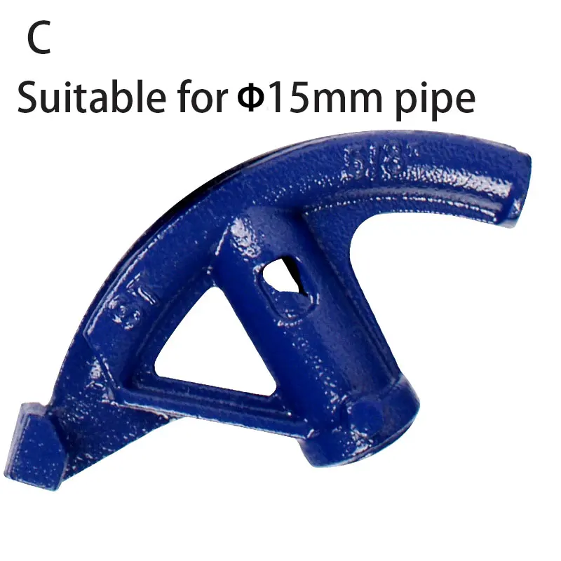 1 шт. трубогиб руководство провод трубки полукруглой Бендер Оцинкованная железная труба медные трубы из нержавеющей стали Бенд ПВХ - Цвет: C 15mm