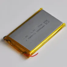 1-2 шт. 3,7 В литий-ионный полимерный аккумулятор 10000 мАч 1065113 LIPO литий-ионный аккумулятор для E-Book gps DVD Мощность банк Tablet PC