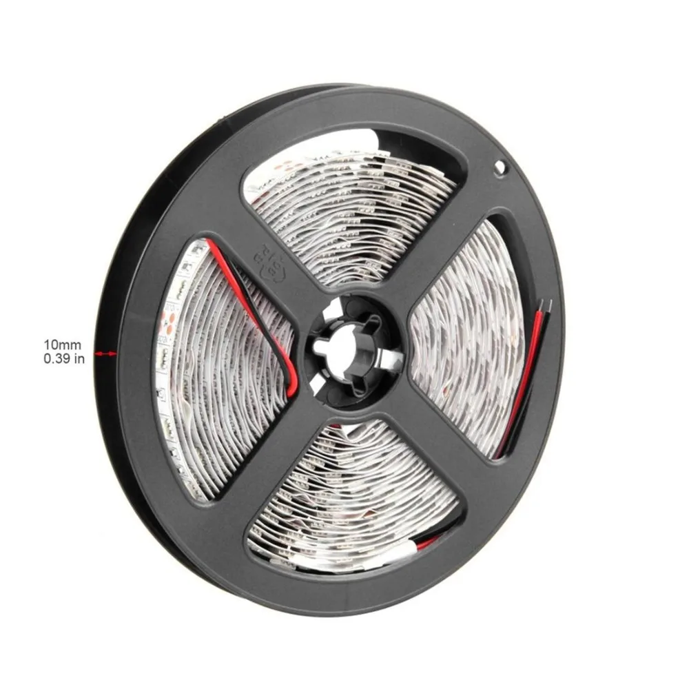 Гибкая светодиодная клейкая лента 5 м 16 футов 5050 SMD 12 В|Светодиодные ленты| |