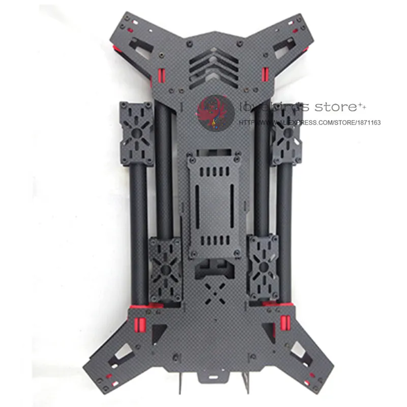 JMRRC DIY FPV Дрон Квадрокоптер Alien H4 680 из чистого углеродного волокна складной Каркас