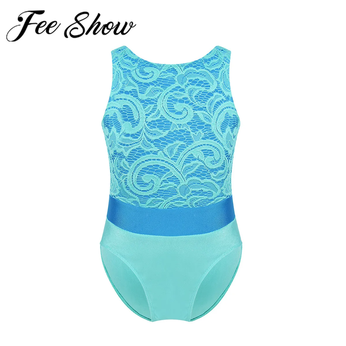 

Professional Kids Girls Ballet Dance Gymnastics Leotards Bodysuit Teens Lace Top Bodice Costumes Ballerina Modern Lyrical Dress