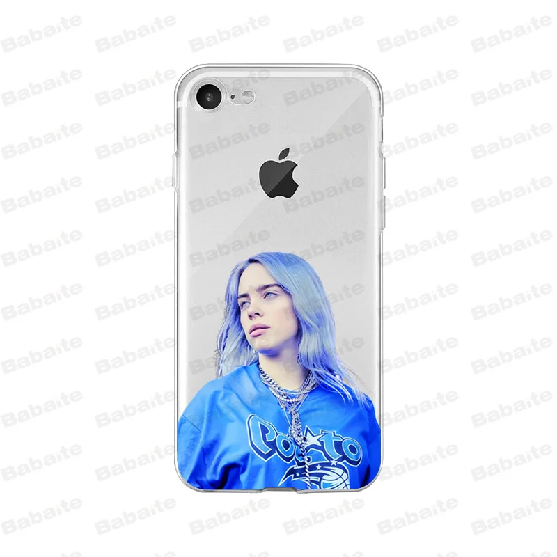 Babaite Billie eilish rainbow blohsh глаза океана Мягкий ТПУ силиконовый чехол для телефона iPhone X 5 5S SE 6 6splus 7 8 Plus XS MAX XR