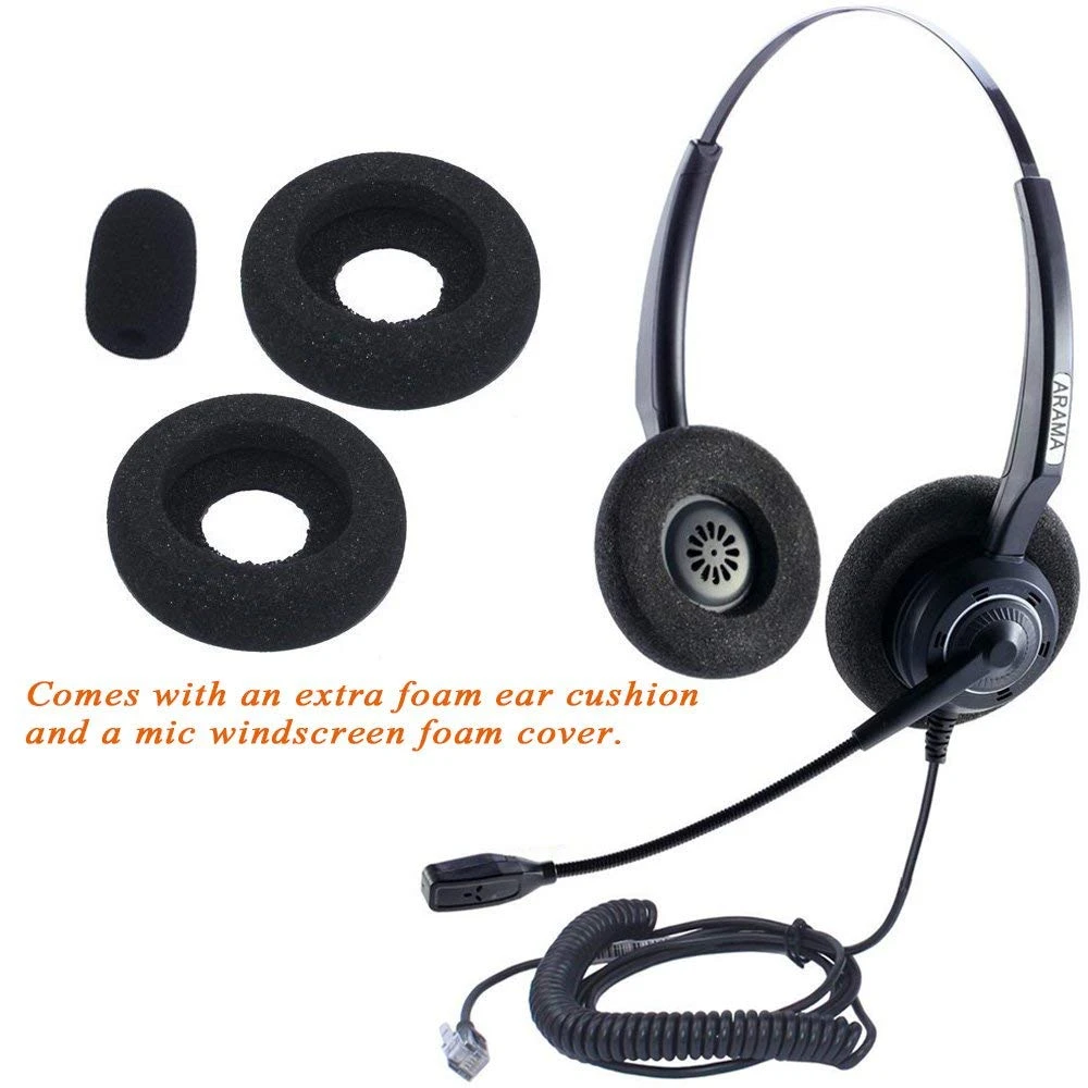 plantronics headset with mic