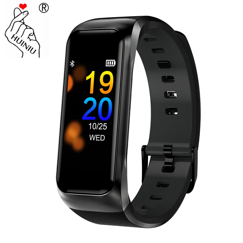 

Fitness Bracelet IP68 Waterproof Support Heart Rate Blood Pressure Monitor Sports Smart Band with Charger Dock Smart Watch Band