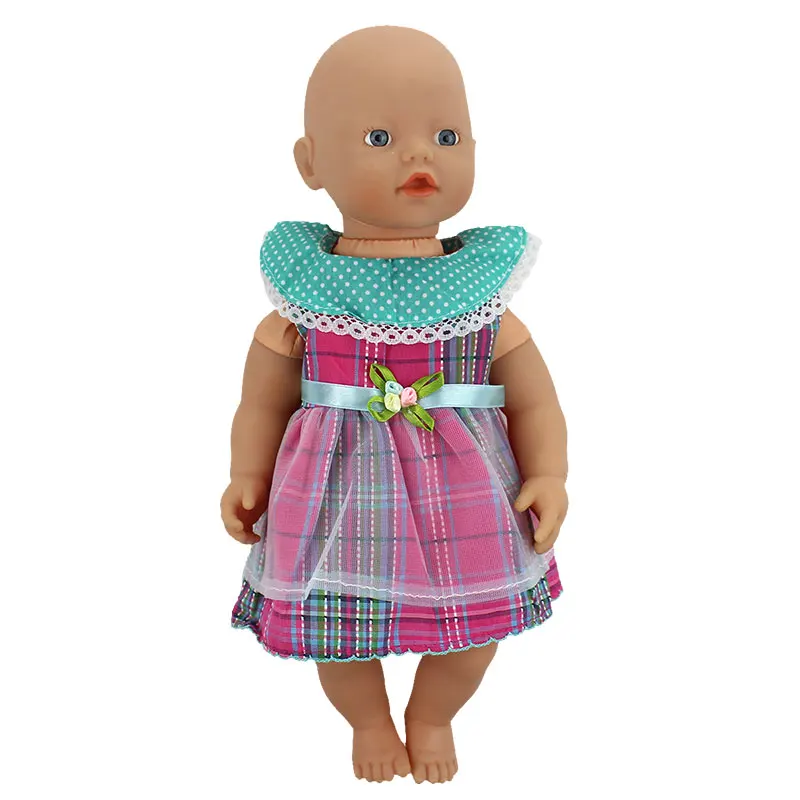 New dress are suitable for 13 inch 32cm baby doll, the best birthday gift for children(only clothes