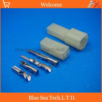 

20 sets 2 Pin 2mm Male&female car plug, Auto electrical connector for Sumitomo car motorcycle etc.