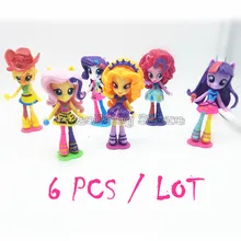 6pcs/lot Girls monster doll High toy Elves action Figure Fashion brinquedos Decoration kids toys Children Gift