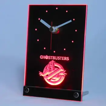 

tnc0223 Ghostbusters Table Desk 3D LED Clock