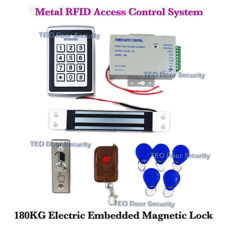 2000 пользователей металлический Автономный контроллер доступа с клавиатурой 180 кг Встроенный Электрический замок Maglocks Нержавеющая сталь Кнопка